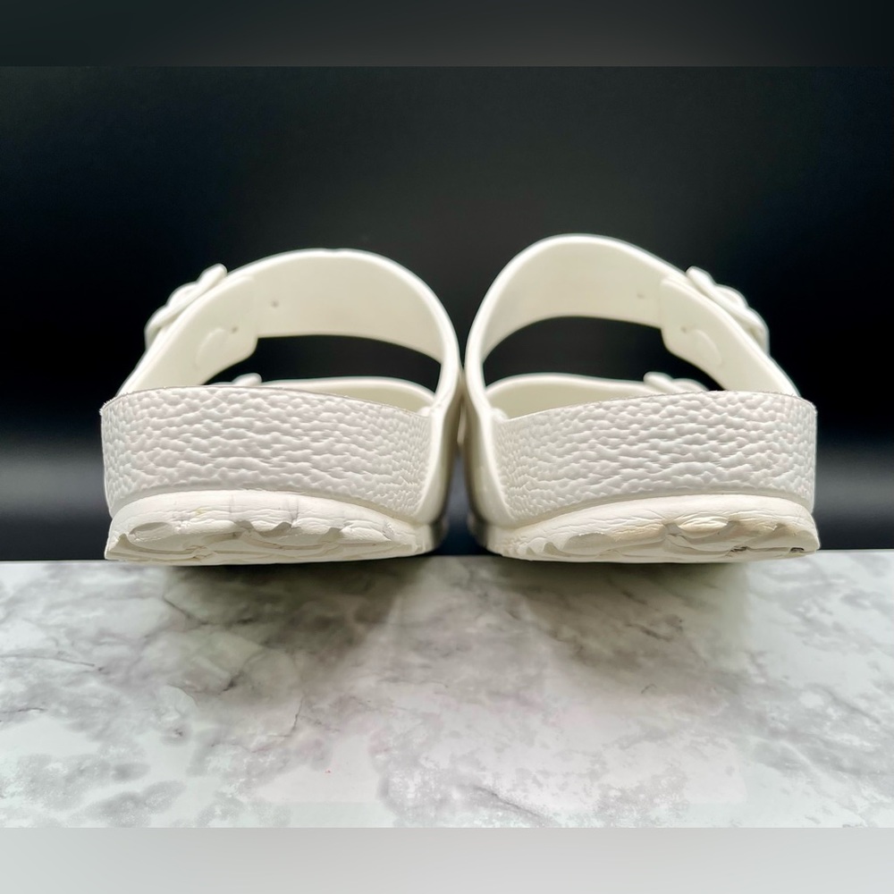 Birkenstock Classic White Double Strap Sandals - Picture 10 of 12